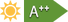 Classe energetica in riscaldamento A++ Classe energetica in riscaldamento A++