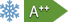 Classe energetica in raffreddamento A++ Classe energetica in raffreddamento A++